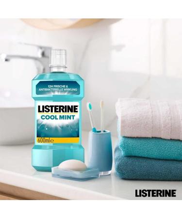 Buy Listerine Cool Mint Mouthwash 600ml - Fresh Breath & Oral Care - Fast International Shipping - Buy Online on GoSupps.com