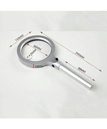 Portable Magnifiers Magnifier Hand-held Primary Mirror 10 Times with Sub Guide HD Secondary 20 Old Reading Antique Identification Newspaper Full of Stars - Buy Online on GoSupps.com