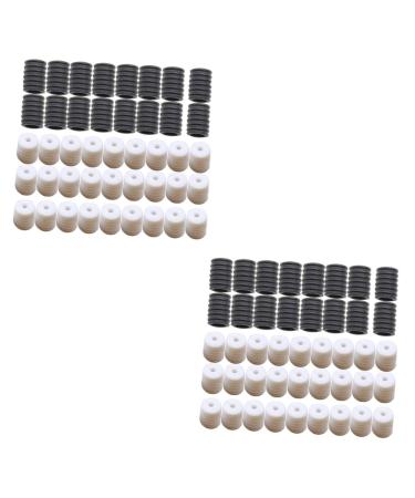 Beaupretty 400 STK ear protection masking hooks Mouth protection controller clothes hanger clothes rack Mask adjustable hook anti-slip hooks for mask feather facial mask shoulder strap 1 0.6cmx2pcs