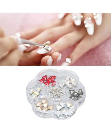 1 Box Resin Nail Art Ornaments Shiny Nail Rhinestones with Multi Sizes and Shapes Shiny Nail Accessories for Girls Women DIY Decoration Supplies for Nail Art DIY Crafts - Buy Online on GoSupps.com