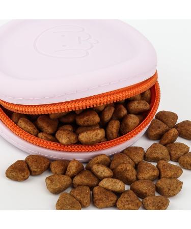 Sky Blue Silicone Dog Training Feed Bags - 2 Pieces | Portable Easy to Clean Dog Treat Accessories - Buy Online on GoSupps.com