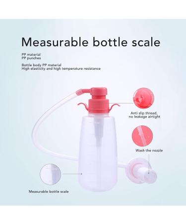 Reusable Vaginal Douche Cleaner | Manual Pressure Cleaning - 350 ml Pink | Daily Care for Women - Buy Online on GoSupps.com