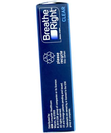 Breathe Right Nasal Strips Clear SM/MED 30 ct - Nasal Congestion Relief - Buy Online on GoSupps.com