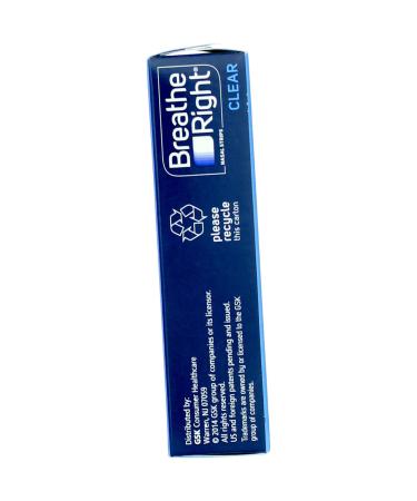 Breathe Right Clear Nasal Strips for Sensitive Skin - 30 Count x 3 Pack - Buy Online on GoSupps.com
