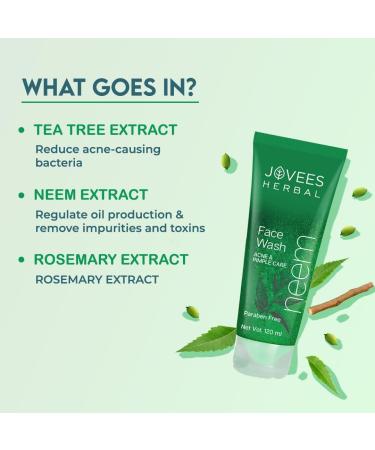  Jovees Jovees Natural Neem Facial Cleanser - 120 ml - Buy Online on GoSupps.com