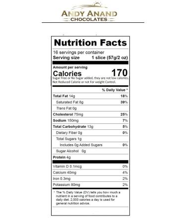 Andy Anand Sugar Free New York Cheesecake 9 - Gourmet Gift with Greeting Card for Special Occasions (2 lbs - Buy Online on GoSupps.com