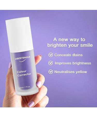 Uirheurd Purple Whitening Toothpaste Pure Smile Mallow Whiter Color Corrector Serum Whitening Toothpaste For Teeth Whitening - Buy Online on GoSupps.com