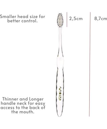 Buy Antibacterial Toothbrush with Silver Bristles & Blue Handle | Best International Shipping - Buy Online on GoSupps.com