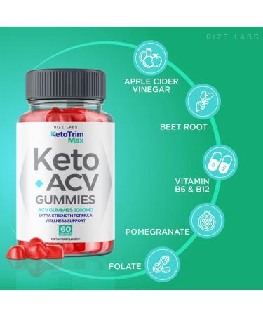 Keto Trim Max Gummies - Keto Trim Max ACV Gummies for Advanced Weight Loss KetoTrim Max Gummies with Apple Cider Vinegar Shark Supplement Tank Belly Fat Extra Strength Gomitas (60 Gummies) - Buy Online on GoSupps.com