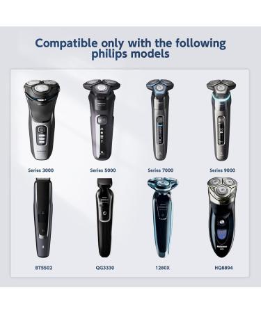 BIUBOTY Philips Shaver Charger - Replacement HQ8505 Charger for Series 3000/5000/7000/9000 Beard Trimmer/Multigroom - UK Plug 15V 0.4A - Buy Online on GoSupps.com
