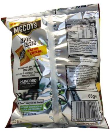 McCoy's Spicy Salsa Ridge Cut Crisps 65g - Box of 20 (Price Marked) - Buy Online on GoSupps.com