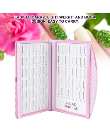 Nail Gel Polish Display Book Nail Polish Gel Color Display Card Acryl Gel Tips Manicure Salon Accessory(02) - Buy Online on GoSupps.com