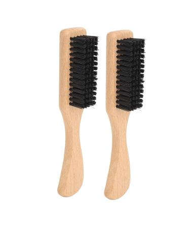 Beard Brush for Men - Durable Imitation Boar Bristle Ergonomic Solid Wood Handle Smooth Hair Styling Portable Grooming Tool - Buy Online on GoSupps.com
