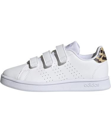 adidas Boy's Advantage Cf I Sneaker Child 1.5 UK - White/Beige - Buy Online on GoSupps.com