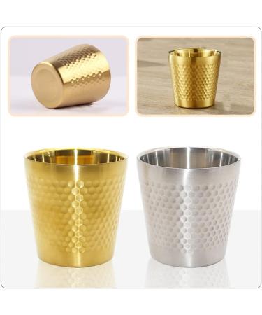 FRCOLOR 7DISS Short Cup Stainless Steel Razor Mug - Shaving Foam Shell Tool Set (304 7.1x7cm 7pcs) - International Shipping Available - Buy Online on GoSupps.com