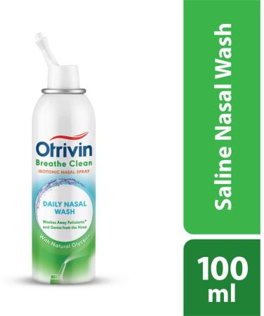 Otrivin Breathe Clean Daily Nasal Wash 100 ml Soothing Nasal Care for Clear Breathing | International Shipping Available - Buy Online on GoSupps.com