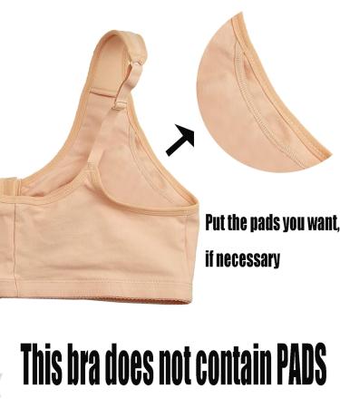 Jengo BH After Operations | Front Closure Post-Op Support Bra | XXL Gray Mastectomy Wireless Sport BH for Women - Buy Online on GoSupps.com