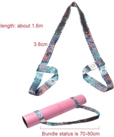 Buy Aleo Holder Yoga Mat Belt - Adjustable Multi-Purpose Stretching & Training Belt for Sports - Buy Online on GoSupps.com