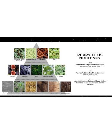Perry Ellis Night Sky - Men's Cologne - 3.4 fl oz Eau de Toilette - bergamot anise pear fig geranium lavender fir balsam vanilla vetiver sandalwood - Buy Online on GoSupps.com