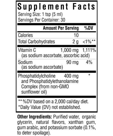 Optimal Liposomal Vitamin C - Lemon Zest | 1000mg per Serving | Non-Soy, Non-GMO | 5oz - Buy Online on GoSupps.com
