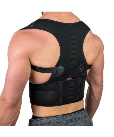 Corrective Vest Posture Corrector Shoulder Back Orthopedic Brace Scoliosis Back Support Belt Men Women(M Code) M code D