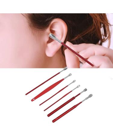 Ear Wax Remover Kit - 6pcs Ear Cleaning Tool Set for Home & Salon Use - Buy Online on GoSupps.com