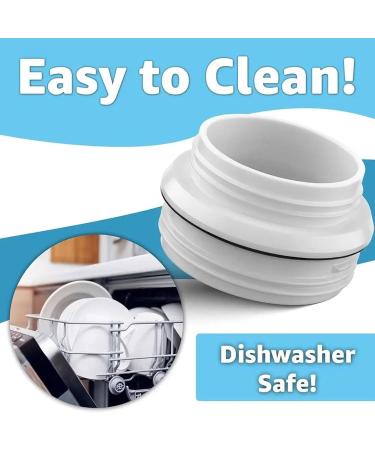  Kelisdi Replacement bottle adapter for circulation suitable for water bottles of 340.2 g 510.3 g 737.1 g 1020.6 g 1304.1 g 1814.4 g - Buy Online on GoSupps.com