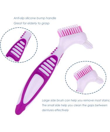 Hrasy Denture Bath Case Set - 2 Piece Soaking Container & Brushes for Effective Tooth Cleaning | International Shipping Available - Buy Online on GoSupps.com