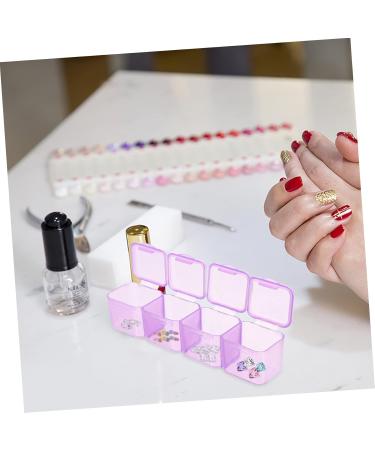 Healeved 2 Sets Nail Art Storage Box Accessory Storage Organizer Nail Art Storage Container Nail Art Organizer Container Nail Organizers and Storage Nails Accessories Dog Container Box Abs - Buy Online on GoSupps.com