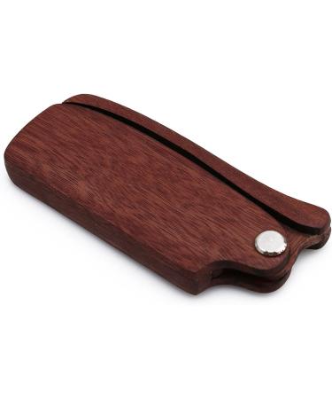Comb Handmade Fold Pocket Comb Hair Comb for Men Beard Care Comb Hair Care Tools Hair Brush 1pc wooden comb - Buy Online on GoSupps.com