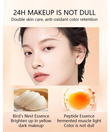 Red Ginseng Bird's Nest Concealer Liquid Foundation - Long-lasting Moisturizing Non-makeup Concealer (01 Natural Color) - Buy Online on GoSupps.com