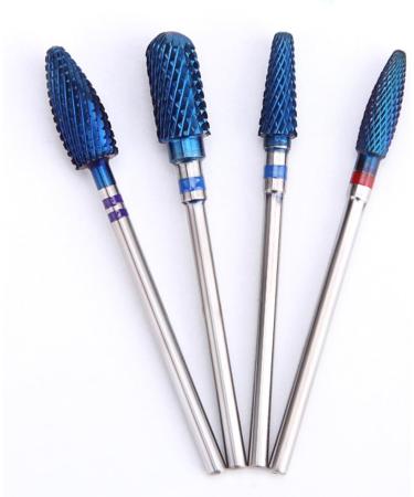 Carbide Nail Drill Bits Electrical Acrylic Nail File Drill Bits Manicure Tools for Nail Art - H0413P(B) - Buy Online on GoSupps.com
