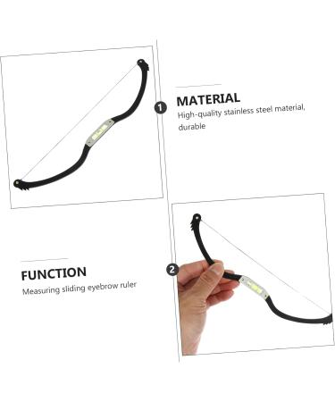 Beavorty 3pcs bow eyebrow ruler makeup tools ruler eyebrow line marker measuring tool - Buy Online on GoSupps.com