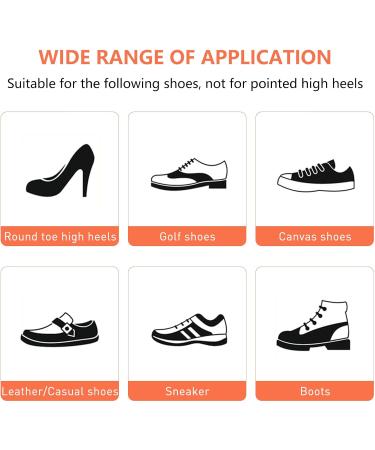 UamGlsob Shoe Filler Inserts - 3 Pairs Toe Cushion Insoles for Loose Shoes Half-Size Adjusters for Sneakers Heels Flats & Boots (Black) - Fit Any Shoe Perfectly - Buy Online on GoSupps.com