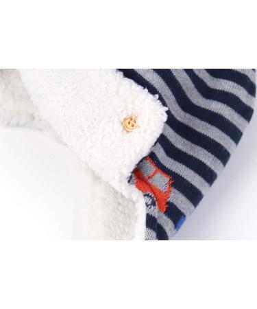 Gajaous Baby Winter Earflap Beanie Hat | Dinosaur Fox Pattern | Fleece Lining | 1-2 Years - Buy Online on GoSupps.com