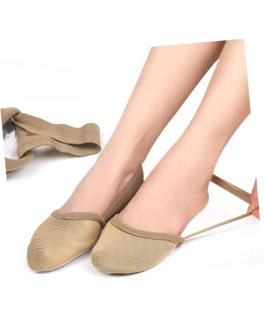 FOMIYES Grip Socks Girls - One Pair Half Palm Toe Sleeve Shoe Toe Protector for Lyrical Dance - Invisible Non-Slip Foot Pads - Women's Nylon Socks - 17.5x9.5cm - Buy Online on GoSupps.com