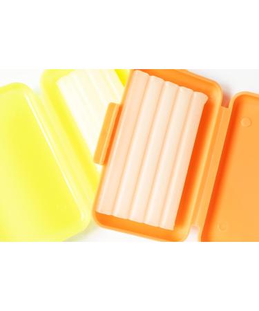 Carmel Orthodontic Wax with Vitamin E, Aloe Vera & Mint - Pack of 12 Relief Wax for Braces and Dental Appliances - Buy Online on GoSupps.com