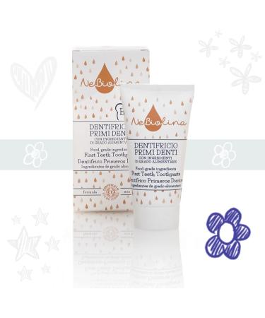 NeBiolina Baby First Toothpaste - Food Grade Ingredients 50 ml | Safe & Natural Dental Care for Infants - Buy Online on GoSupps.com