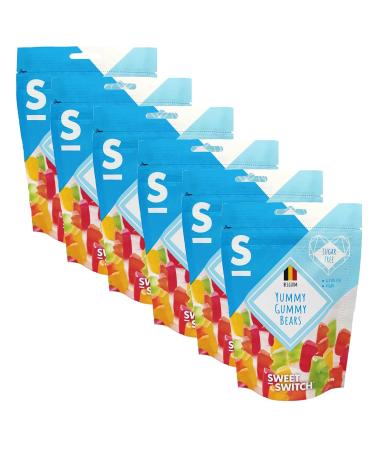 SWEET-SWITCH® 6 X 150g Yummy Gummy Bears - Candy - Keto - Sugar Free - Gluten Free