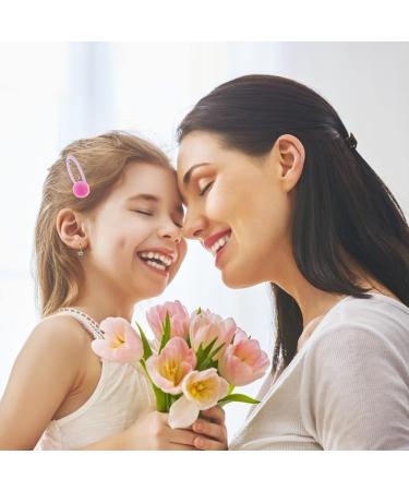 Frcolor 20 Pack Pompom Hair Clips for Girls - No Slip Metal Snap Hair Accessories - Buy Online on GoSupps.com