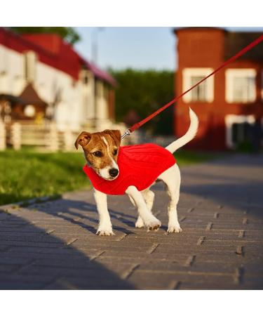 Small Dog Jumper Warm Puppy Sweater for Small Dogs Winter Knitted Dog Pullover Soft Turtleneck Dog Clothes Vest for Pet Autumn Winter Outfit for Welsh Corgi Yorkshire Terrier Chihuahua (XS Red) XS Red - Buy Online on GoSupps.com