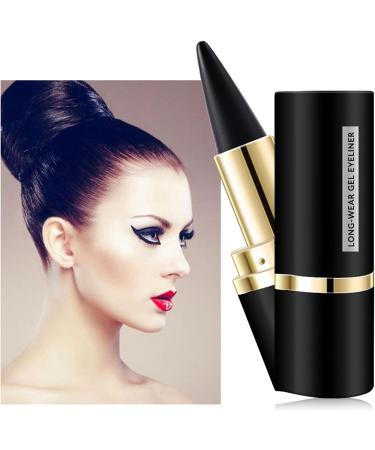  Fravsiu Pencil Liner Gel Eye Pencil Long-Lasting Waterproof Black Matte Eyeliner with Smooth Texture Ocular Makeup for Women Girls Daily Cosmetics Beauty Routine 1.06 x 3.03 x 0.87 inches - Buy Online on GoSupps.com