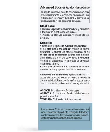 BELLA AURORA Advanced Booster H 30 ml hyaluronic acid moisturizing and antiwrinkle serum antiaging and smoothes the skin immediate comfort reduces wrinkles and fine lines - Buy Online on GoSupps.com