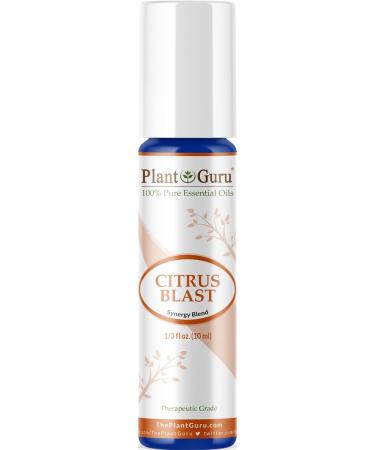 Citrus Blast Essential Oil Blend Roll-On 10ml | 100% Pure & Pre-Diluted Therapeutic Grade | Best for Relaxation & Aromatherapy - Buy Online on GoSupps.com