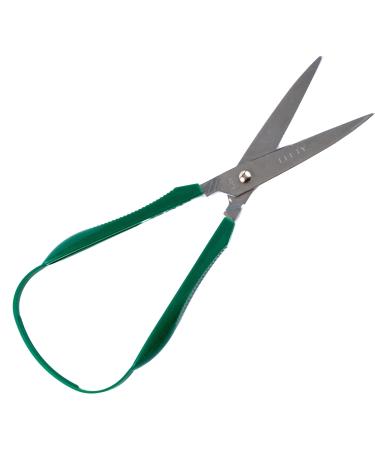 Peta Easi-Grip Left-Handed Scissors adult use 75mm pointed blade with continuous loop handle. Great scissors for elderly or disabled. Self Opening Easy Grip Non-Fatigue