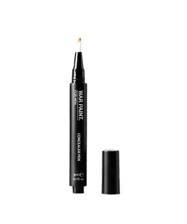War Paint For Men Lightweight Liquid Concealer Pen - Vegan Friendly & Cruelty-Free - Natural Looking Makeup For Men - Tan Shade - 3ml