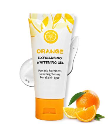 Orange Face Exfoliator Vitamin C Face Scrub Mild Exfoliating Face Wash Orange Exfoliating Gel For Brightening Skin Exfoliating Scrub Remove Dead Skin For Smooth & Radiant - Face & Body &Knee