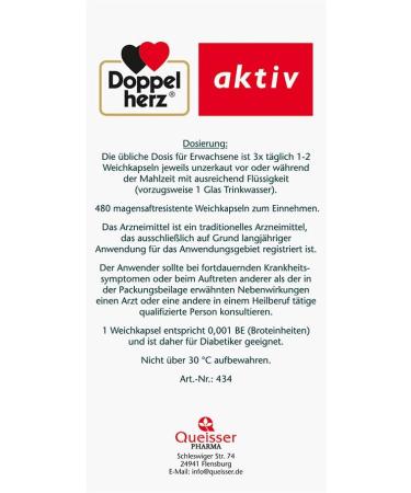 Buy Double Heart Garlic Capsules with Mistletoe & Hawthorn - 480 Capsules for Artery Health - International Shipping Available - Buy Online on GoSupps.com