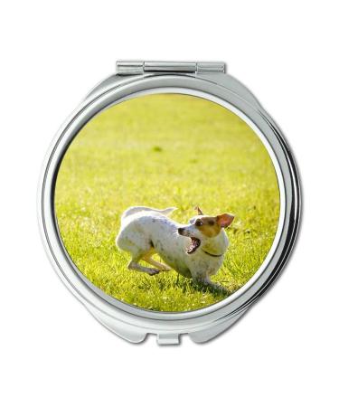 YENDOSTEEN Mirror Travel Mirror Dog Action Hunt Ball Pocket Mirror portable mirror