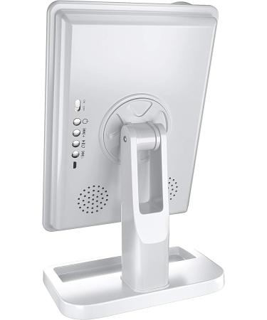 Impressions Touch XL Dimmable LED Makeup Mirror with Bluetooth and 5X Magnification (White) - Buy Online on GoSupps.com